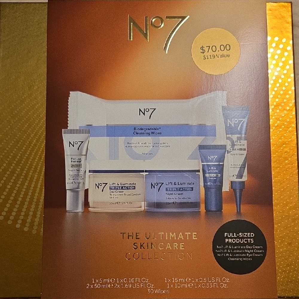 NEW!  in Box No 7 Skincare Collection